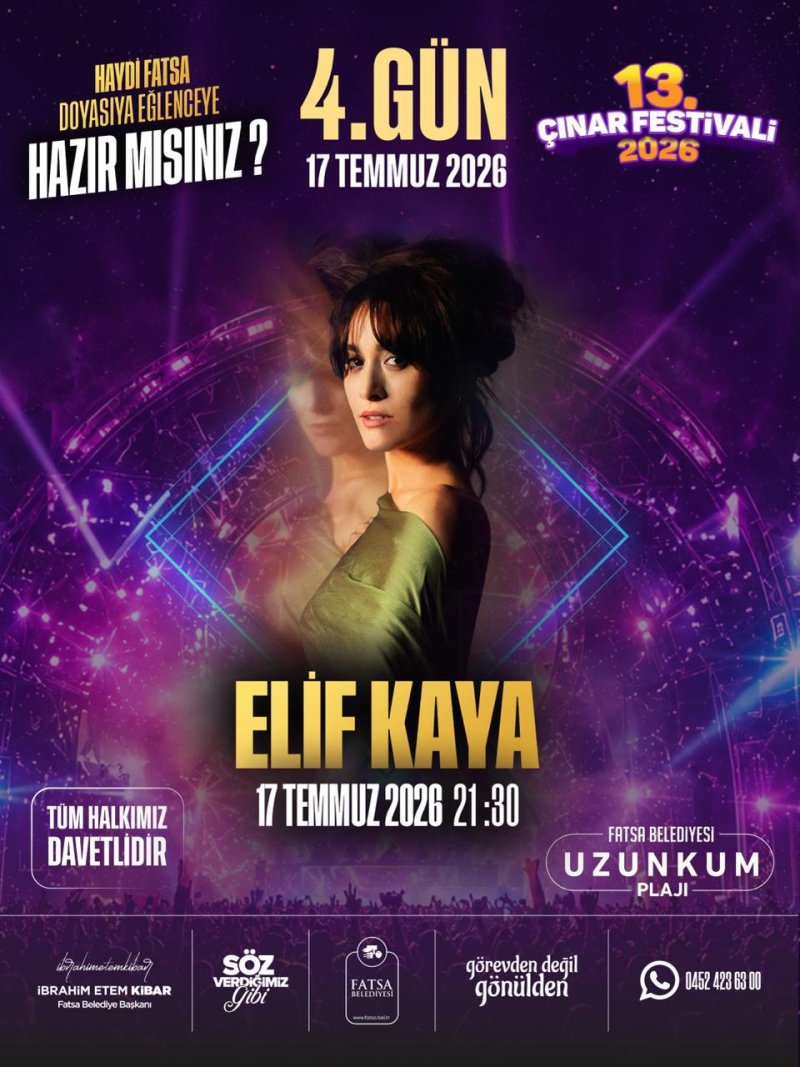 Elif Kaya Konseri - 13. Çınar Festivali