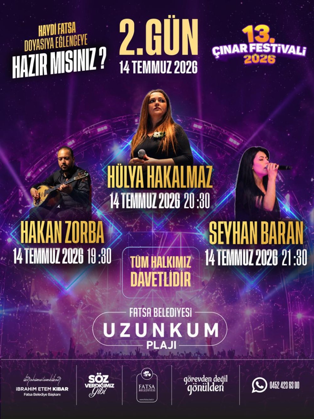 Hülya Hakalmaz Konseri - 13. Çınar Festivali