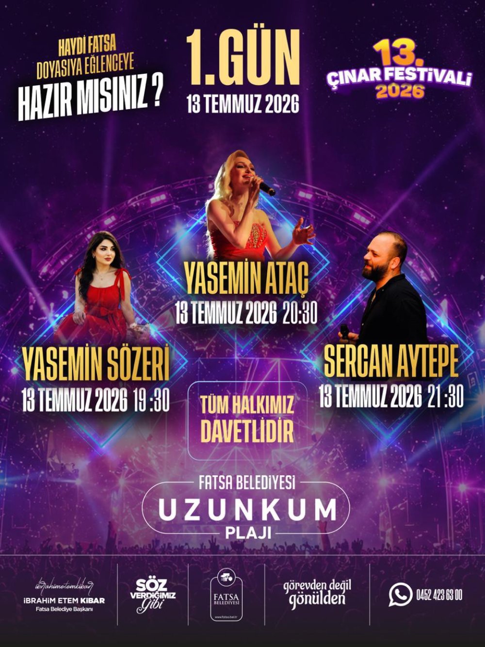 Sercan Aytepe Konseri - 13. Çınar Festivali
