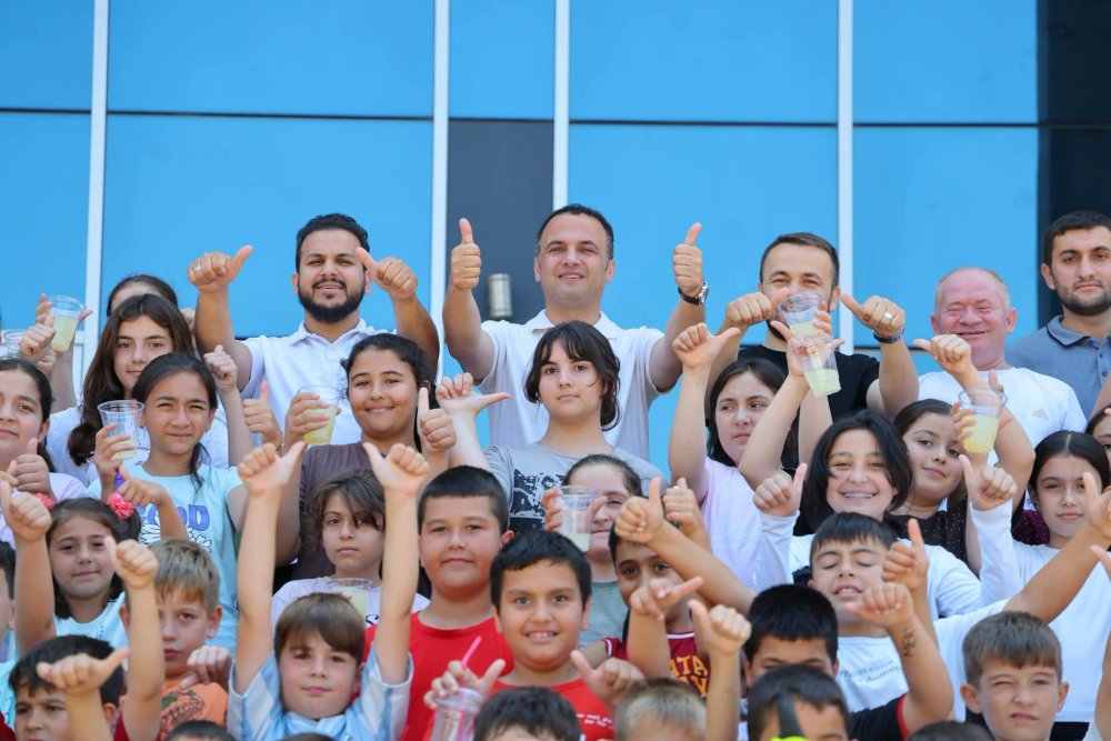BAŞKAN KİBAR, TÜGVA YAZ OKULU ÖĞRENCİLERİYLE BİR ARAYA GELDİ