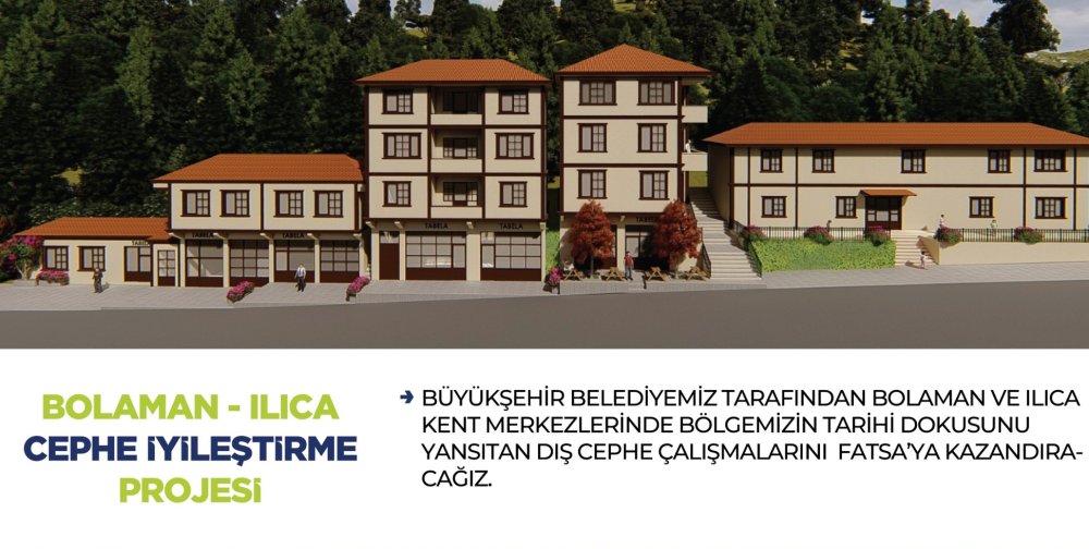 BOLAMAN VE ILICA'YA TEK TİP DIŞ CEPHE PROJESİ