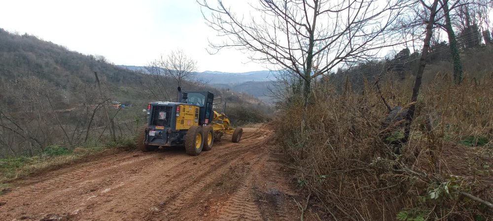 FATSA BELEDİYESİ'NDEN KIRSAL YOLLARA ÖNEMLİ DOKUNUŞLAR