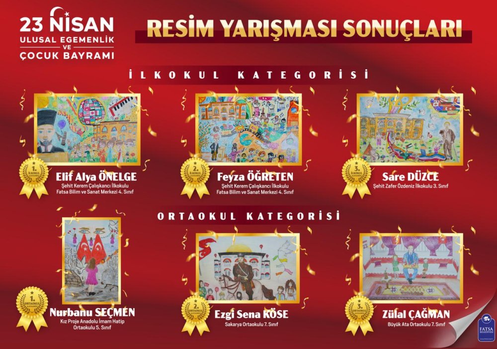 FATSA’DA 7. ÖDÜLLÜ RESİM YARIŞMASI SONUÇLANDI