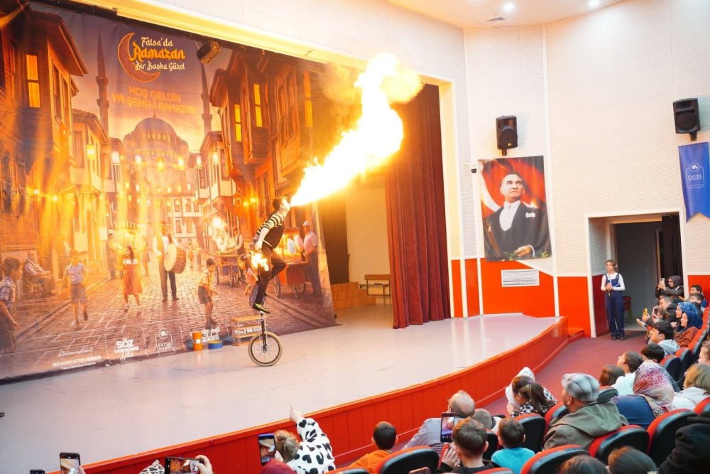 FATSA’DA MİNİKLER İÇİN RAMAZAN BİR BAŞKA GÜZEL