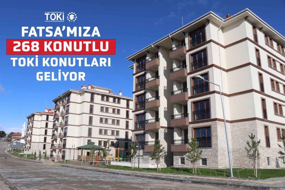 FATSA’DA TOKİ SÜRECİ YENİDEN BAŞLADI: 268 KONUT İÇİN İLK ADIM ATILDI