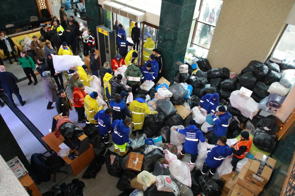 FATSA DEPREM BÖLGESİ İÇİN TEK YÜREK OLDU