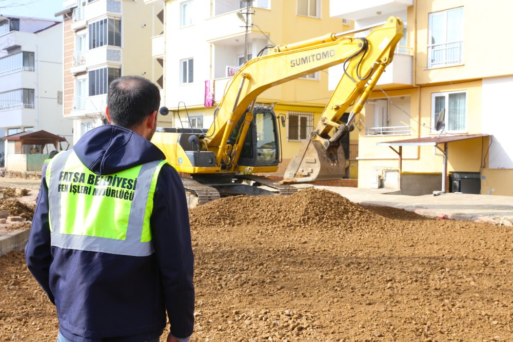 FATSA EVKAF MAHALLESİNDE YAŞAM KALİTESİ ARTIRILIYOR