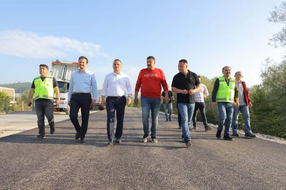 FATSA ORGANİZE SANAYİ YOLU KONFORLU ASFALTINA KAVUŞUYOR