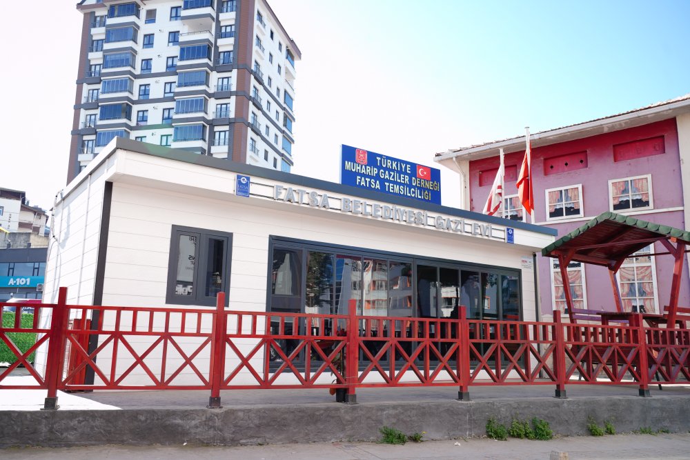 GAZİLERİN YENİ BULUŞMA NOKTASI: FATSA BELEDİYESİ GAZİ EVİ