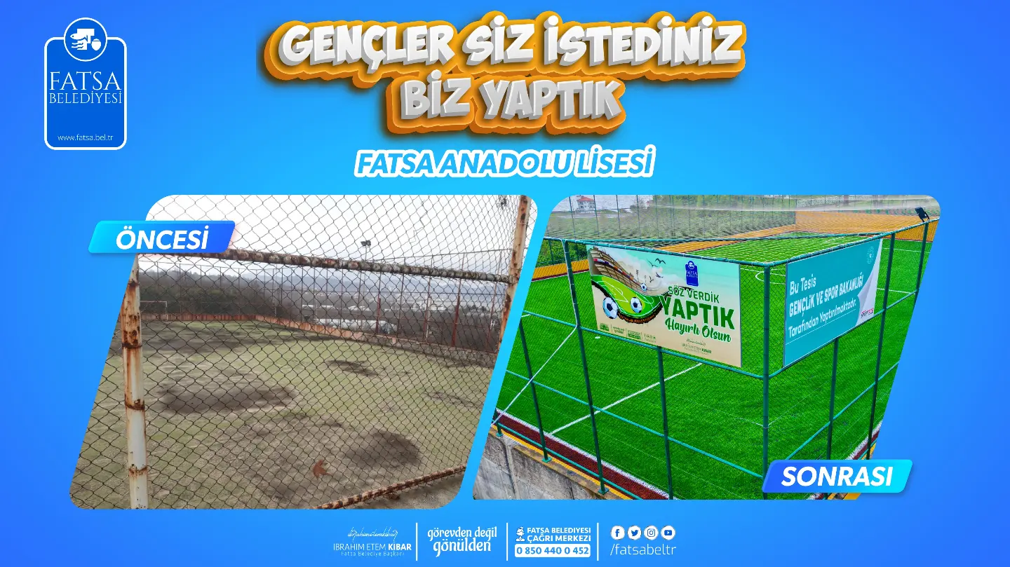 GENÇLER İSTEDİ BİZ YAPTIK