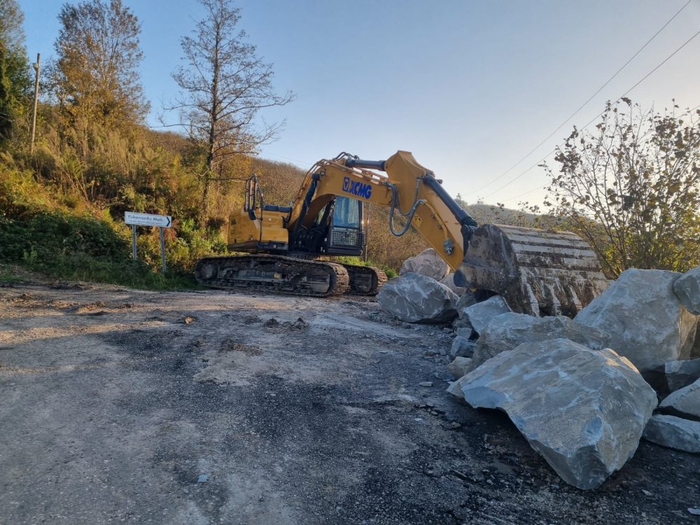 HEYELAN NEDENİYLE KAPANAN YOL TRAFİĞE AÇILDI