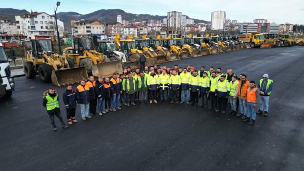 KARLA MÜCADELE EKİBİ GÜÇLÜ BİR KOORDİNASYONLA BİRLİKTE SAHAYA İNDİ