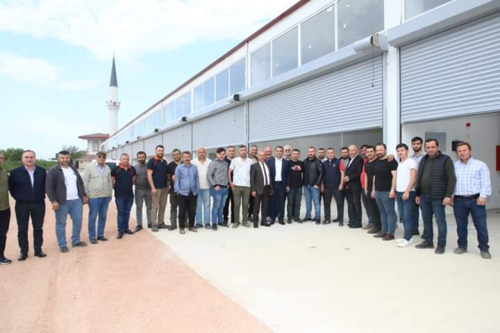 ÖZEL SANAYİ SİTESİNDE 34 YENİ İŞ YERİNİN ANAHTARLARI TESLİM EDİLDİ