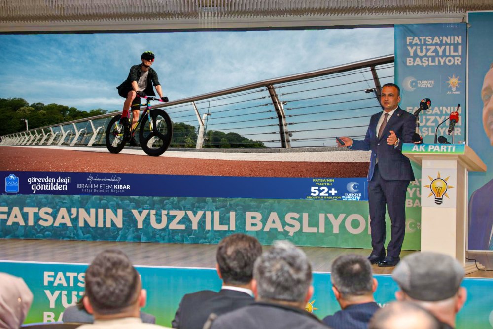 "FATSA'NIN BATISINDAN DOĞUSUNA BİSİKLET VE YÜRÜYÜŞ YOLLARI YAPACAĞIZ"