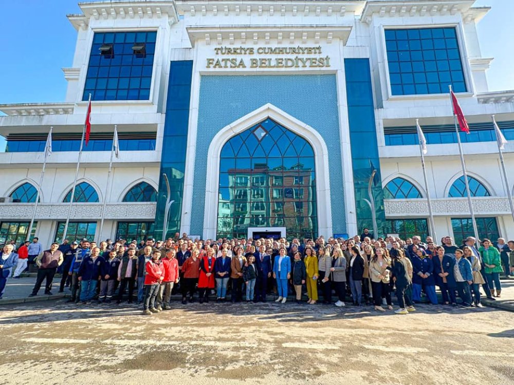 “TÜRKİYE'DE BELEDİYECİLİK ANLAYIŞININ MODEL OLDUĞU, BİR FATSA BELEDİYESİ BIRAKACAĞIZ”