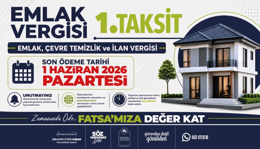 2026 ÇTV 1. Taksit
